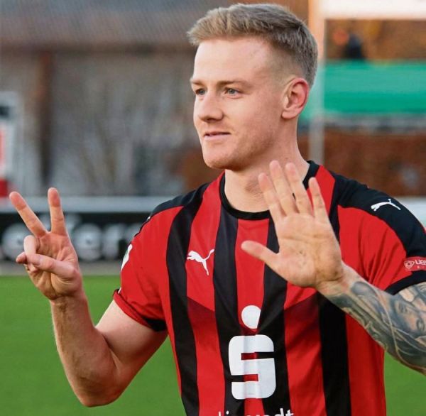 Mit seinem Saisontreffer Nummer sieben sorgte Gerrit Kaiser beim 1:0-Erfolg gegen den SV Rödinghausen für den langersehnten ersten Heimsieg des SV Lippstadt.