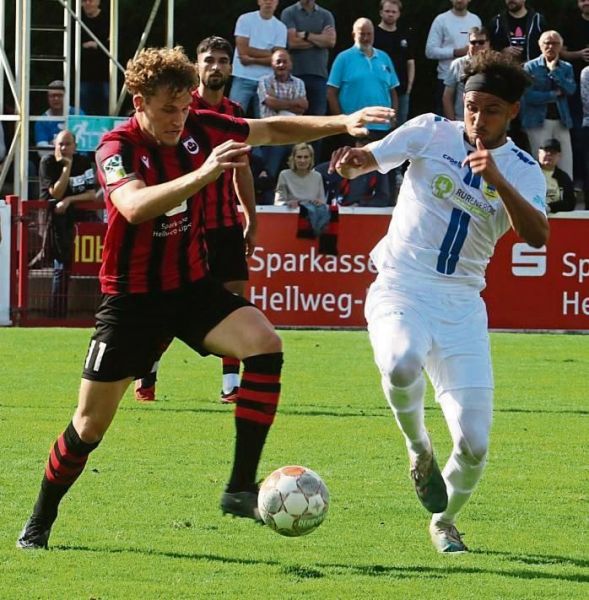 Niek Munsters gab wie immer alles und holte unter anderem den Freistoß raus, der zum 1:1 führte.